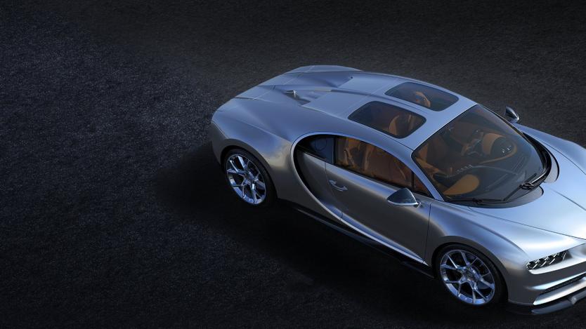 Bugatti „подарява“ гледка към небето със стъклен покрив на Chiron