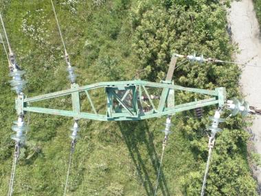 ЧЕЗ прегледа с дрон мрежата си в Казичене