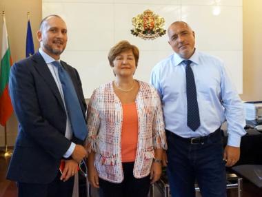 Кристалина Георгиева представи на Борисов новият представител на Световната банка у нас