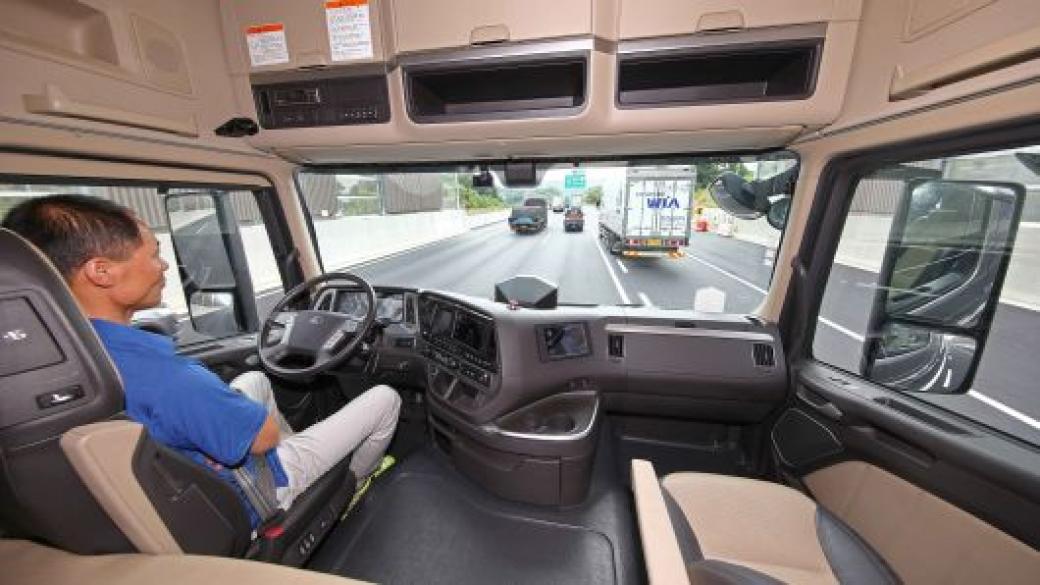 Автономният камион на Hyundai измина 40 км по южнокорейска магистрала