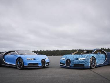 Lego сглоби функционално Bugatti Chiron от пластмасови кубчета