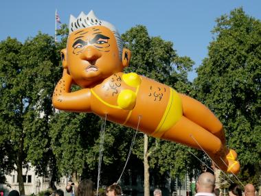 В Лондон протестираха срещу кмета Садик Хан