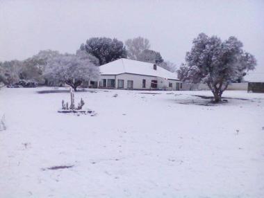 Сняг изненада Южна Африка