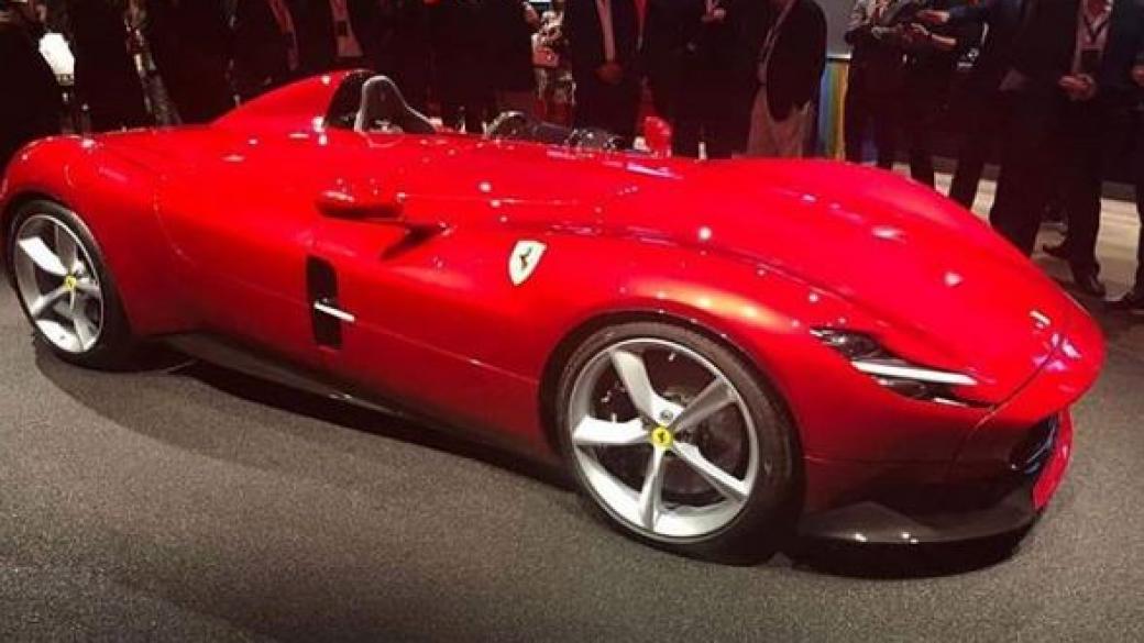 Ferrari показа Monza - кола от Формула 1, но за каране извън пистите