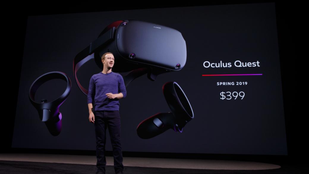 Facebook представи нов шлем за виртуална реалност Oculus Quest