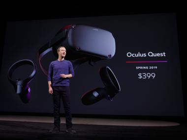 Facebook представи нов шлем за виртуална реалност Oculus Quest