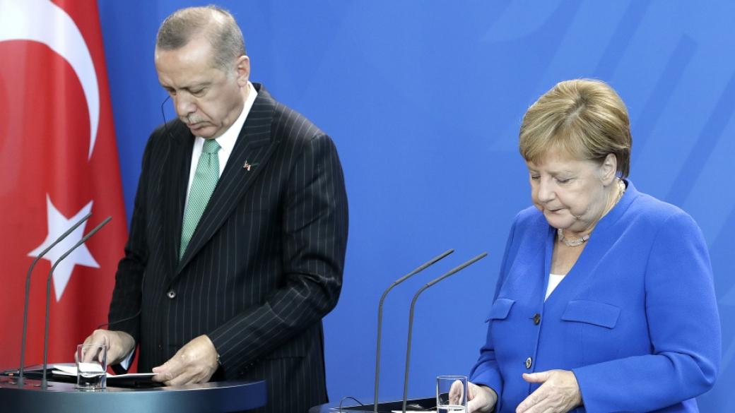 Всеки настоя за своето при срещата между Меркел и Ердоган