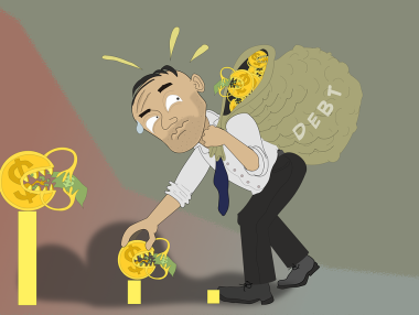 Еволюция на парите: Делът на всяка държава към общия световен дълг