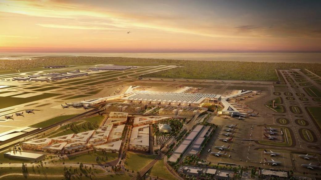 Откриват новото летище на Истанбул в понеделник