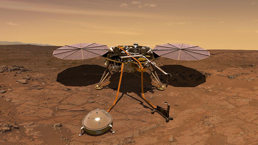 Космическата сонда InSight кацна успешно на Марс