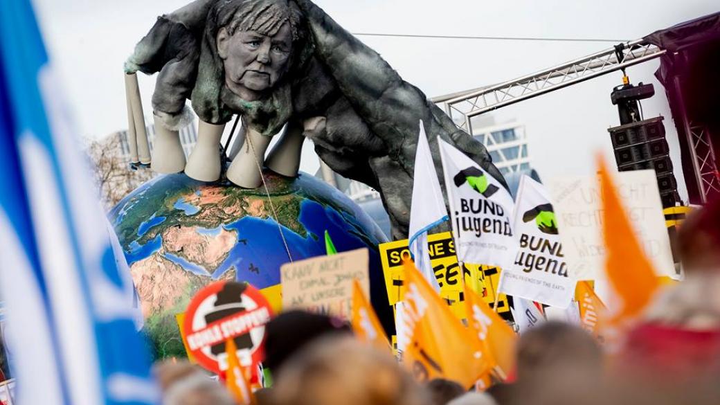 Хиляди протестираха в Германия срещу добива на въглища