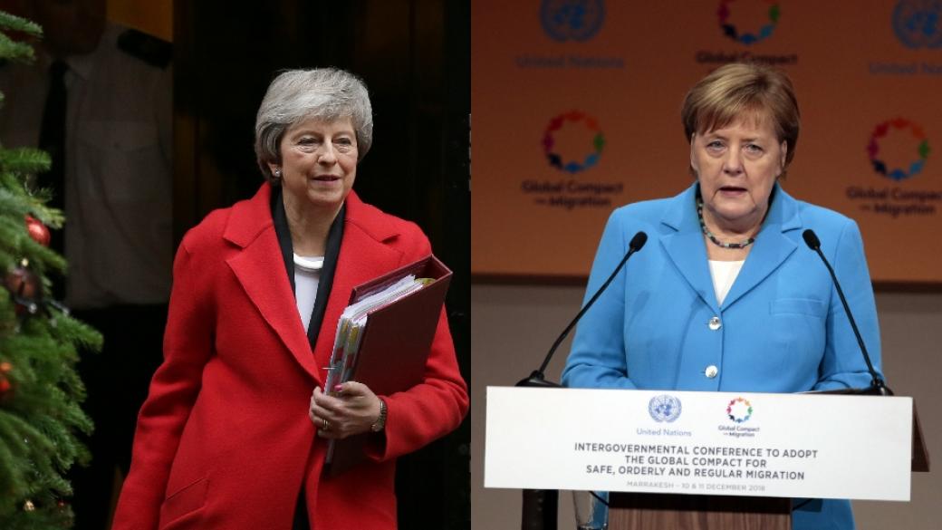 Мей търси помощ от Меркел за сделката по Brexit