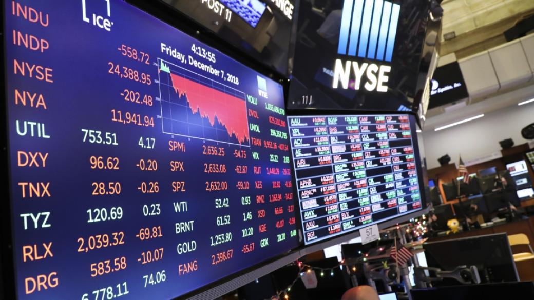 Най-лошата седмица за Dow Jones от финансовата криза през 2008 г.