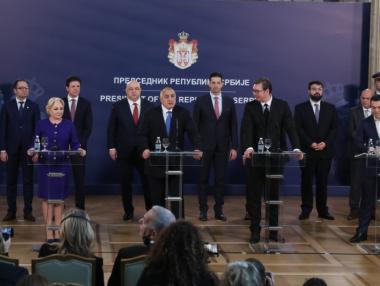 Борисов: Работим активно за свързването на Балканите (обновена)