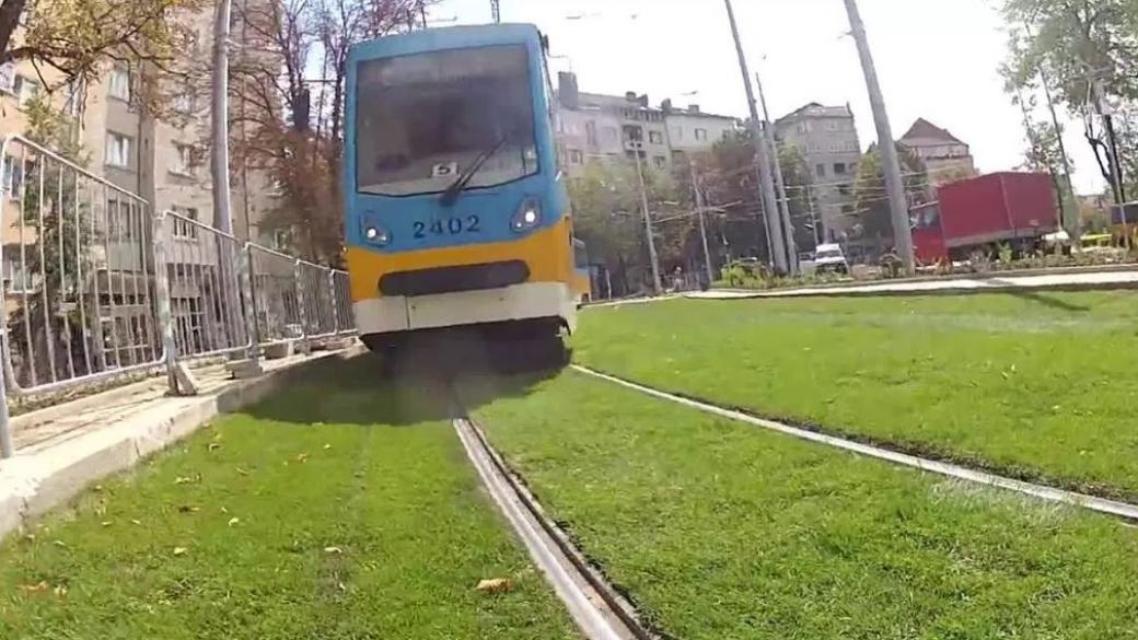 Трамваят ще минава по зелено трасе от пл. Македония до Руски паметник в София