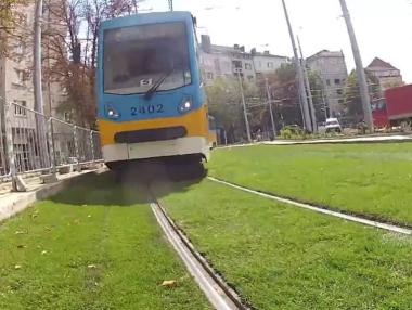 Трамваят ще минава по зелено трасе от пл. Македония до Руски паметник в София