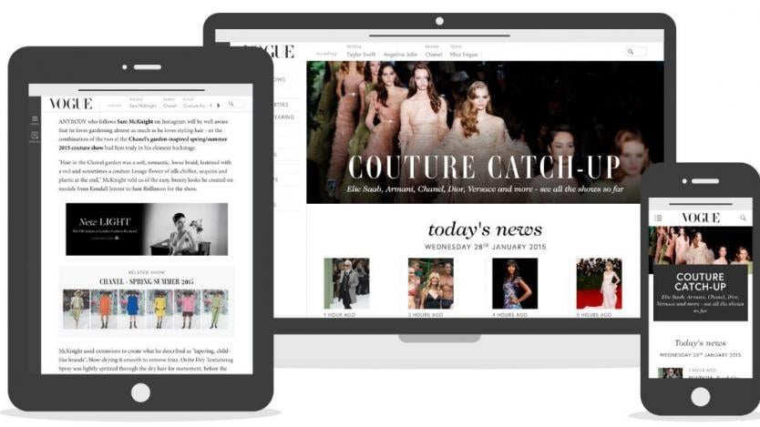 Vogue пуска онлайн бизнес издание