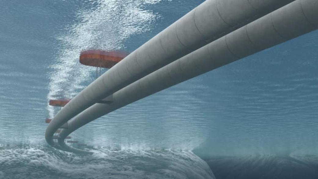 Норвегия ще строи подводен плаващ тунел