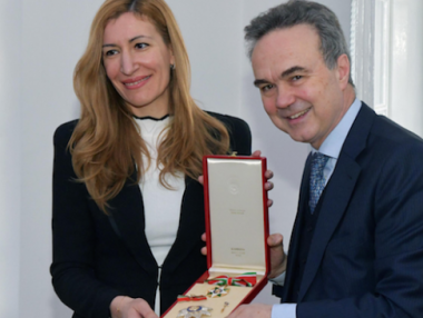 Ангелкова получи „Ордена на Звездата на Италия“