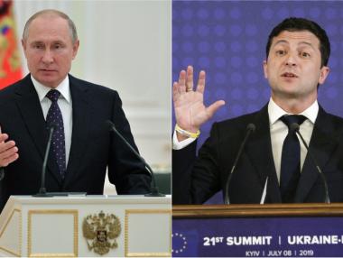 В телефонен разговор Путин и Зеленски обсъдиха конфликта в Украйна