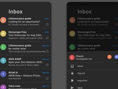 Тъмният режим на Gmail вече е достъпен за част от потребителите