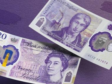 Най-фалшифицираната банкнота във Великобритания е с нов дизайн