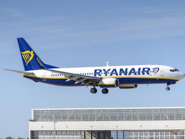 Ryanair пуска нов маршрут от София през юли