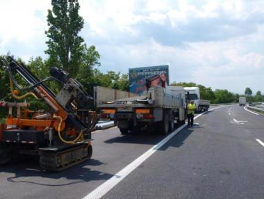 Ремонтът на част от „Тракия“ ще приключи до седмица