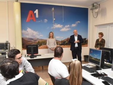 А1 оборудва две високотехнологични зали на Висше училище по телекомуникации и пощи