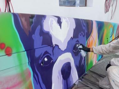 Промяна на градската среда: Първото българско графити училище