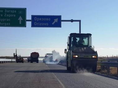 Ремонти по „Тракия“ ще ограничават трафика за 2 месеца