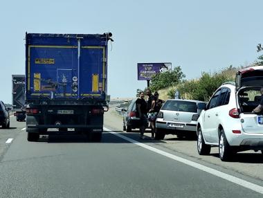 АПИ затваря изцяло платното към София на магистрала „Тракия“