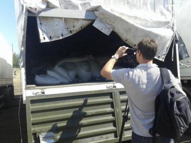 Москва изпрати на сепаратистите полупразни ТИР-ове