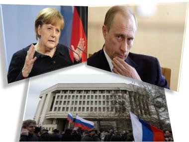 Меркел призова Путин да спре оръжията за Източна Украйна