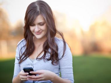 Писането на sms ще става с поглед