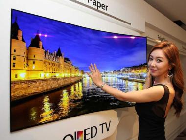 Гъвкавият телевизор на LG