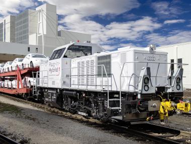 Audi създаде хибриден локомотив