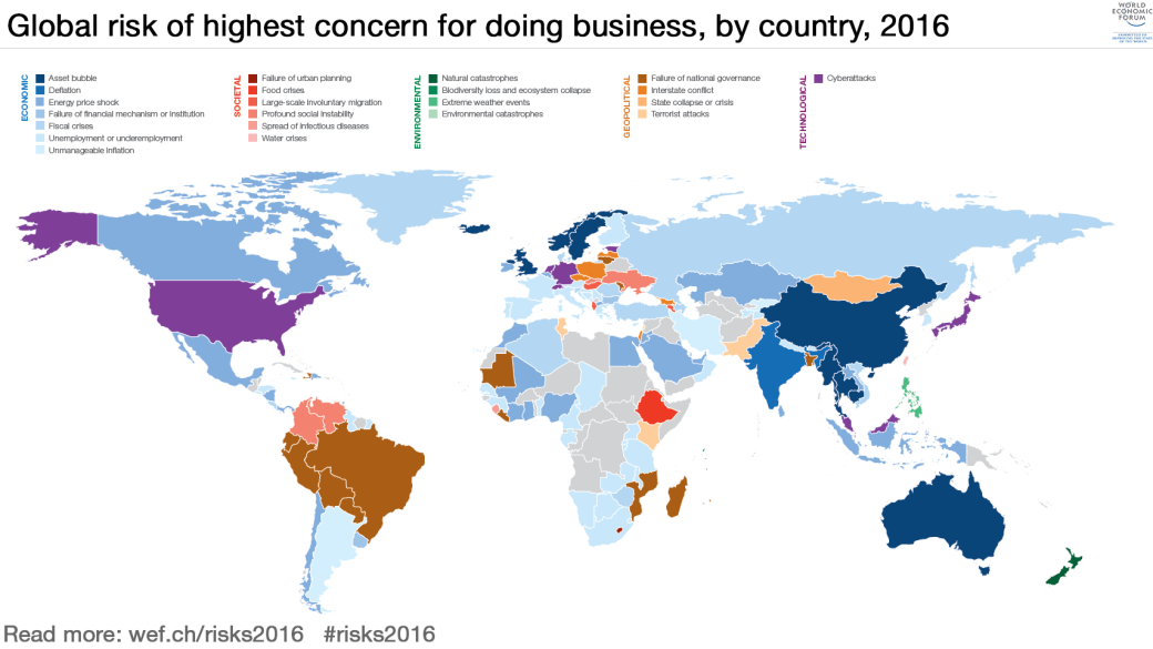 Кои са най-големите глобални рискове за правене на бизнес?