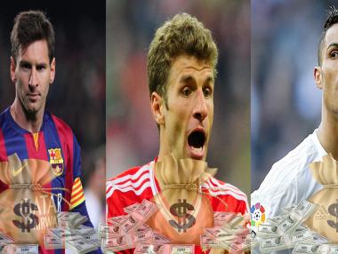 10-те футболисти, които печелят най-много