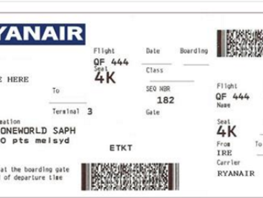 Фалшиво съобщение за безплатни билети на Ryanair
