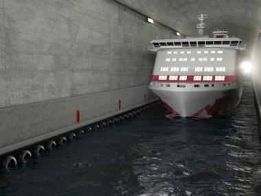 Норвегия изгражда първия в света тунел за кораби