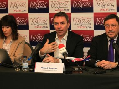Wizz Air ще лети до 44 дестинации от България през 2018 г.