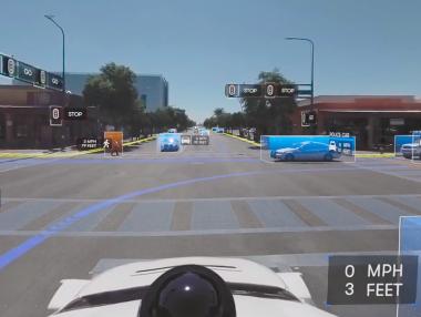 VR видео показва какво е чувството да се возиш в автономна кола
