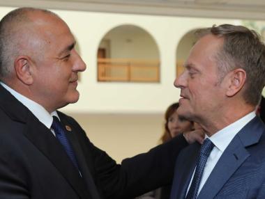 Борисов и Туск обсъдиха предстоящата среща за Западните Балкани